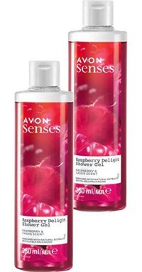 Avon Raspberry Delight Frambuaz-Frenk Üzümü Duş Jeli 2x250 ml