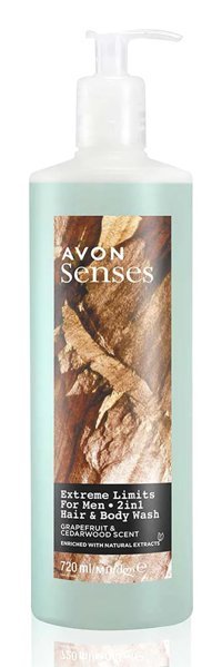 Avon Senses Extreme Limits Greyfurt-Sandal Duş Jeli 720 ml