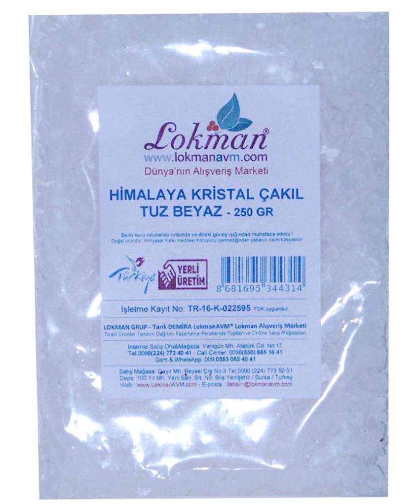 Lokman Avm Çakıl İyotlu Kristal Himalaya Tuzu Paket 250 gr