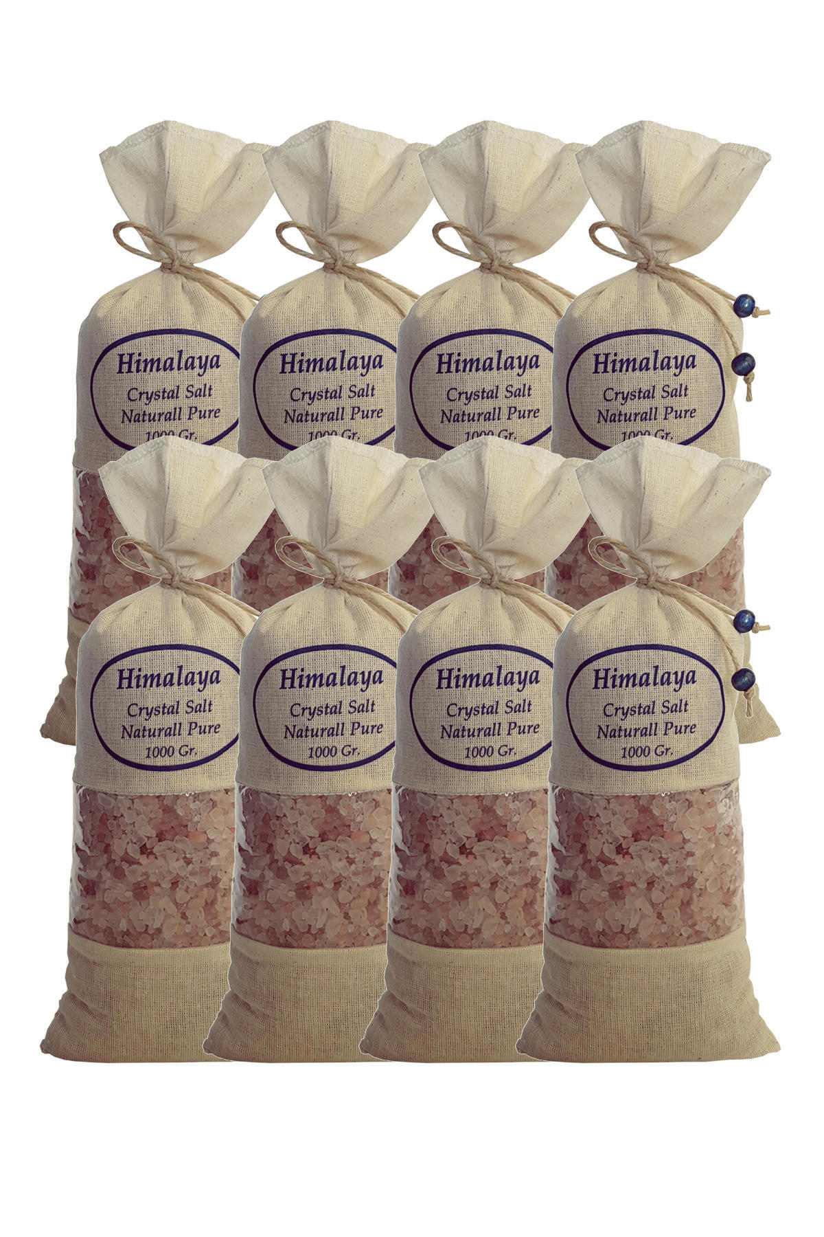 Zencefil Organik İyotlu Kristal Himalaya Tuzu Torba 8 kg