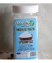 Alpoğlu Doğal Ürünler İngiliz İyotsuz Toz Epsom Tuzu Şişe 200 gr