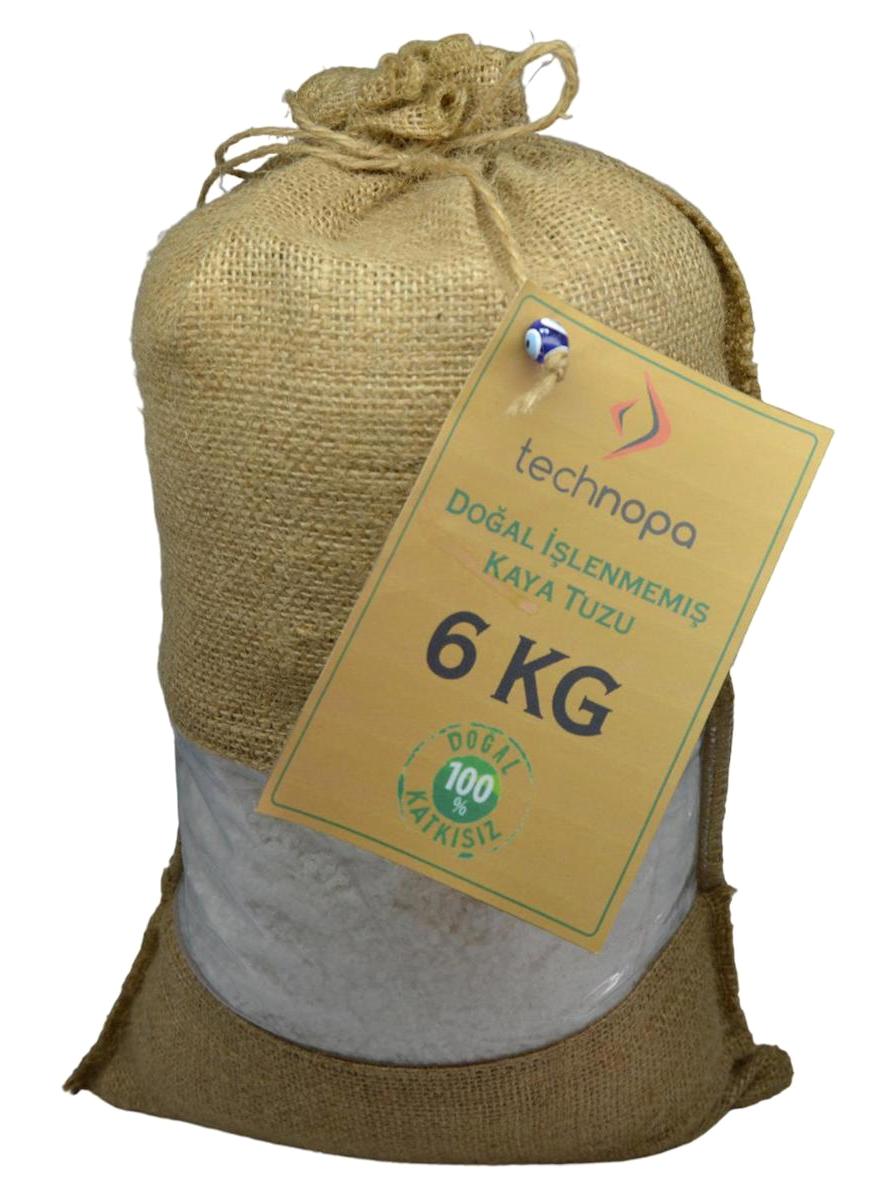 Technopa İyotlu Kristal Kaya Tuzu Paket 6 kg