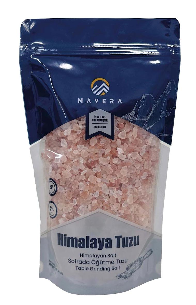 Mavera Sofralık İyotlu Kristal Himalaya Tuzu Paket 500 gr