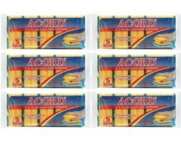 Acord Oluklu 6x5'li Bulaşık Süngeri