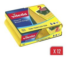 Vileda Oluklu 12x2'li Bulaşık Süngeri