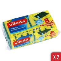 Vileda Hijyenik 2x8'li Bulaşık Süngeri