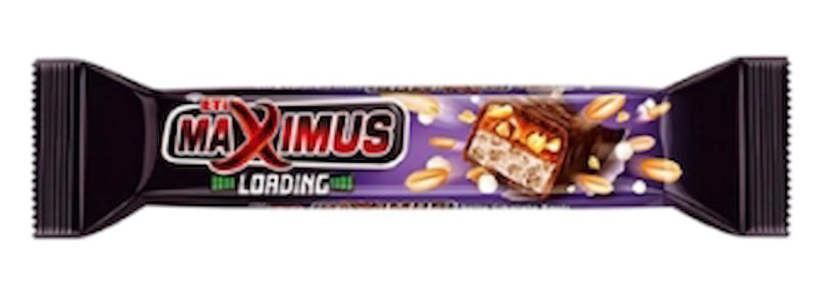 Eti Maximus Yer Fıstıklı Karamelli Çikolata 50 gr 24 Adet