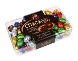 Elit Chocoeggy Fındık Kremalı Sütlü Çikolata 500 gr 2 Adet