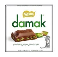 Nestle Damak Antep Fıstıklı Sütlü Çikolata 60 gr 6 Adet