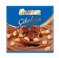 Ülker Kare Fındıklı Sütlü Çikolata 65 gr 12 Adet