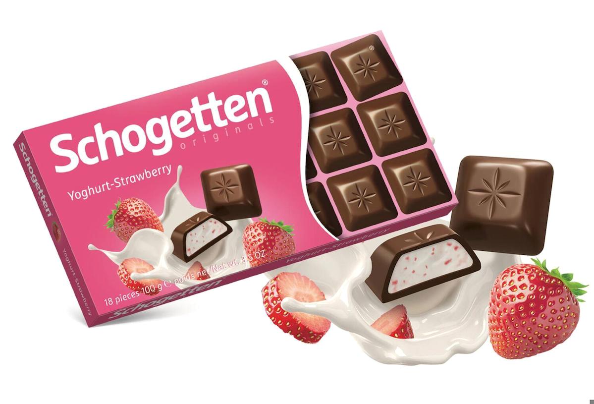 Schogetten Çilekli Yoğurtlu Sütlü Çikolata 100 gr
