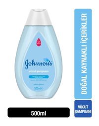 Johnson's Baby Günlük Kullanım Göz Yakmayan Hipoalerjenik Yenidoğan Hassas Ciltler Bebek Şampuanı 500 ml