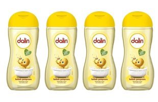 Dalin Doğal Göz Yakmayan Yenidoğan Bebek Şampuanı 4x200 gr