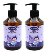 Dr. Lavender Göz Yakmayan Yenidoğan Hassas Ciltler Lavanta Yağı Bebek Şampuanı 2x250 ml