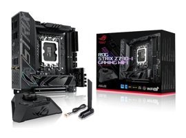 Asus ROG Strix Z790-I LGA 1700 Soket DDR5 Bellek 7600 Mhz PCIe 4.0 HDMI Wifi Mini ITX Gaming AMD Uyumlu Anakart