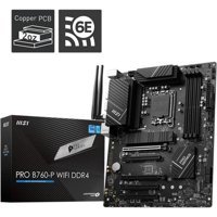 MSI Pro B760-P LGA 1700P Soket DDR4 Bellek 4000 Mhz PCIe 4.0 HDMI Wifi Overclock ATX Intel Uyumlu Anakart
