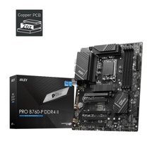 MSI Pro B760 LGA 1700 Soket DDR4 Bellek 5333 Mhz PCIe 4.0 HDMI Wifi Overclock ATX Intel Uyumlu Anakart