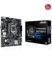 Asus Prime H510 LGA 1700 Soket DDR4 Bellek 3200 MHz HDMI Micro ATX Intel Uyumlu Anakart