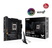 Asus TUF Gaming B650-E AM5 Soket DDR5 Bellek 4800 MHz PCIe 4.0 HDMI Wifi Overclock ATX Gaming AMD Uyumlu Anakart
