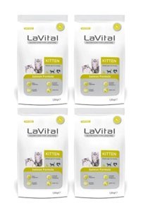 LaVital Balıklı Tahılsız Yavru Kedi Maması 4x1.5 kg