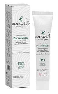 Momwell Organik Florürsüz Diş Macunu 75 ml