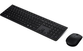 Lenovo 4X31K03966 Sessiz Ergonomik Siyah Kablosuz Klavye Mouse Seti