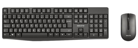 Seclife SLK-4530WQ Siyah Kablosuz Klavye Mouse Seti