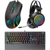 Gametech Jemil Işıklı Siyah Kablolu Klavye Mouse Seti