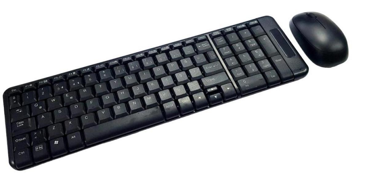 Everest KM-220 Sessiz Siyah Kablosuz Klavye Mouse Seti