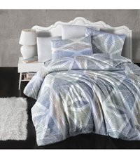 Schafer Pinco Pamuklu 4 Mevsim 200 x 220 cm Çarşaflı Desenli Çift Kişilik Nevresim Takımı Çok Renkli