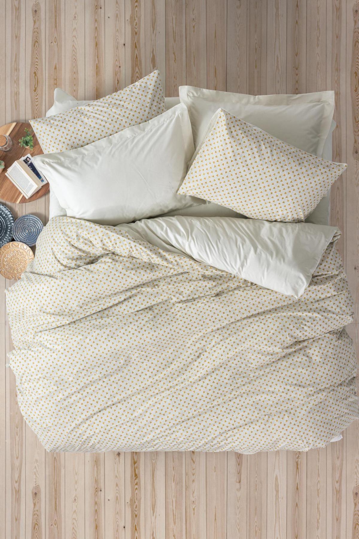 Cotton Box Petite Ranforce 4 Mevsim 200 x 220 cm Çarşaflı Desenli Çift Kişilik Nevresim Takımı Çok Renkli