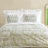 Karaca Home Jenik Pamuklu 4 Mevsim 200 x 220 cm Çarşaflı Desenli Çift Kişilik Nevresim Takımı Çok Renkli