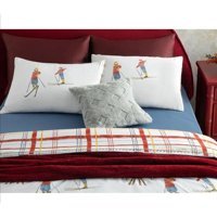 English Home Winter Vacay Pamuklu 4 Mevsim 200 x 220 cm Çarşaflı Desenli Çift Kişilik Nevresim Takımı Kırmızı