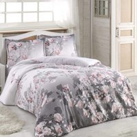 Özdilek Lupita Ranforce 4 Mevsim 200 x 220 cm Çarşaflı Desenli Çift Kişilik Nevresim Takımı Çok Renkli