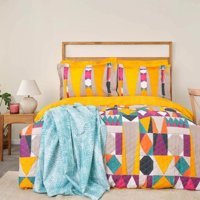 Karaca Home Vitali Pamuklu 4 Mevsim 200 x 220 cm Çarşaflı Desenli Çift Kişilik Nevresim Takımı Mor