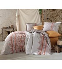 Clasy Urban V1 Ranforce 4 Mevsim 200 x 220 cm Çarşaflı Desenli Çift Kişilik Nevresim Takımı Çok Renkli