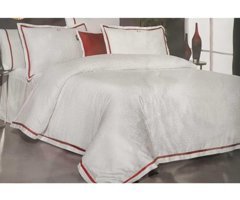 Sarev T-Republic Beyaz Saten 4 Mevsim 200 x 220 cm Çarşaflı Düz Çift Kişilik Nevresim Takımı Beyaz