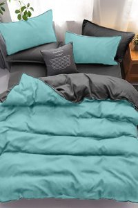 Miss Royal Pamuklu 4 Mevsim 200 x 220 cm Çarşaflı Desenli Çift Kişilik Nevresim Takımı Yeşil