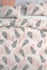 Çeyiz Diyarı Chiara Pamuklu 4 Mevsim 200 x 220 cm Çarşaflı Desenli Çift Kişilik Nevresim Takımı Pembe