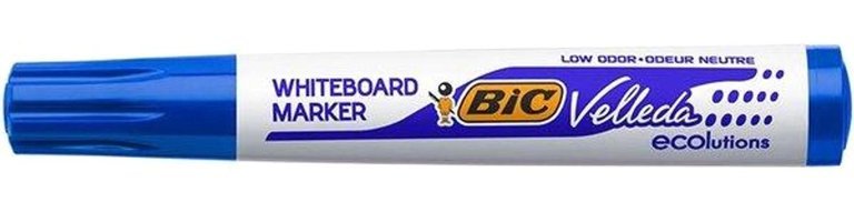 Bic 1701 Doldurulabilir Silinebilir Mavi Tahta Kalemi