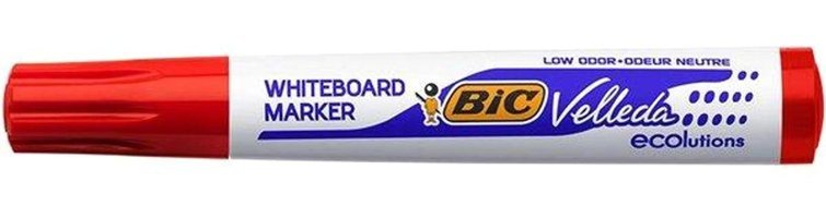 Bic 1701 Doldurulabilir Silinebilir Kırmızı Tahta Kalemi