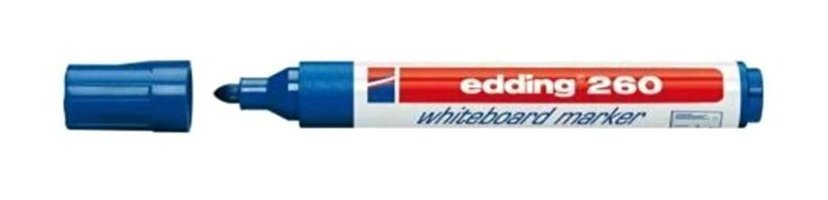 Edding 260 3 Adet Doldurulabilir Silinebilir Mavi Tahta Kalemi