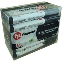 Fixpoint K-4627 Doldurulabilir Silinebilir Siyah Tahta Kalemi