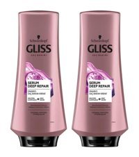 Gliss Serum Deep Repair Hint İnciri - Protein Kompleksi Etki Yıpranmış Saçlar İçin Kadın Saç Kremi 2x360 ml