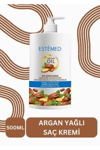 Estemed Argan Yağı Etki Tüm Saçlar İçin Unisex Saç Kremi 500 ml