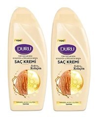 Duru Badem - Kolajen Etki Tüm Saçlar İçin Unisex Saç Kremi 2x500 ml