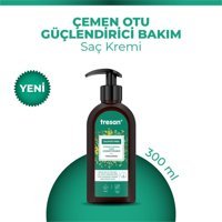 Tresan Vegan Çemen Otu Sülfatsız Etki Tuzsuz Boyalı Saçlar İnce Telli Saçlar İçin Kadın Saç Kremi 300 ml