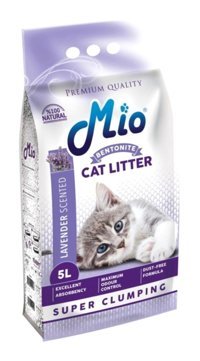 Mio 5 Farklı Aroma Topaklanan İnce Taneli Bentonit Kedi Kumu 5 lt