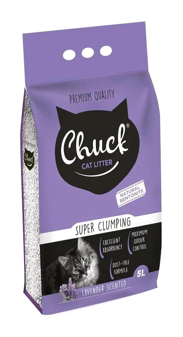 Chuck Lavantalı Topaklanan İnce Taneli Bentonit Kedi Kumu 5 lt