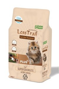 Less Trail Sabunlu Topaklanan İnce Taneli Aktif Karbonlu Bentonit Kedi Kumu 420 gr
